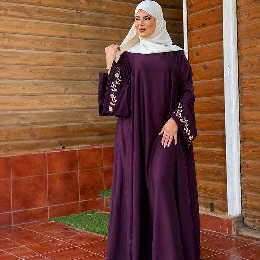 Abaya Brodée Élégante